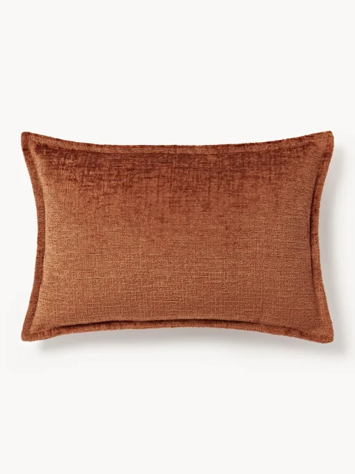 Cojines Decorativos|Mantas>Westwing Collection Funda de cojín en tejido bouclé Shannon T 40x60 Bouclé terracota