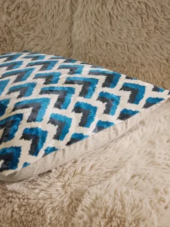 New Funda de cojín estampada de viscosa en tejido jacquard Heron Cojines Decorativos|Mantas