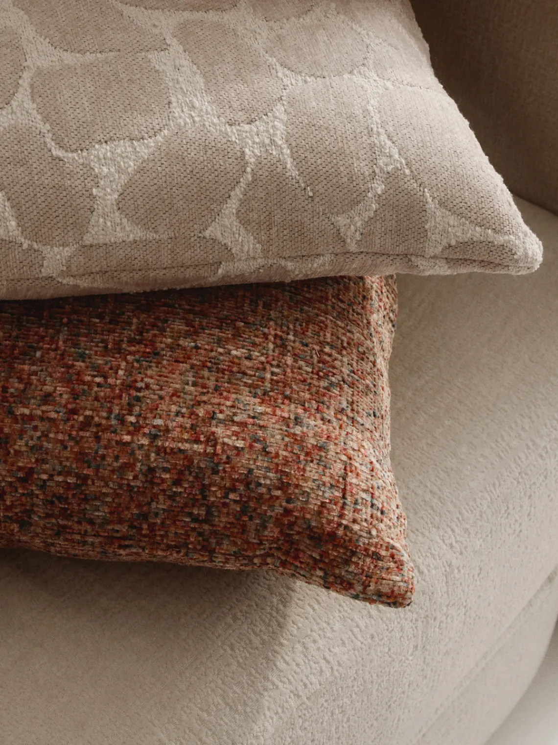 Mantas|Cojines Decorativos>Westwing Collection Funda de cojín Hanka Rosa palo