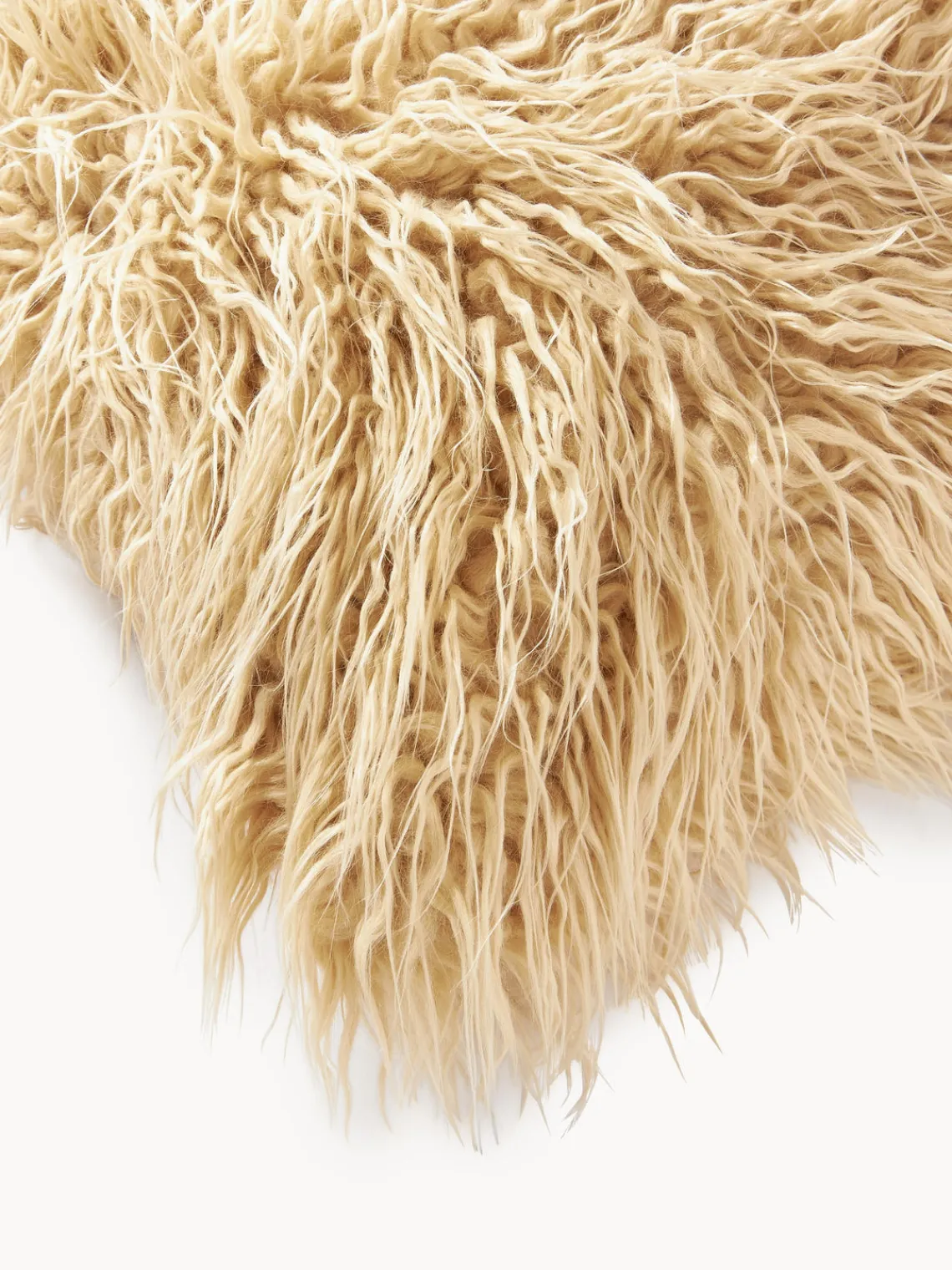 Mantas|Cojines Decorativos>Westwing Collection Funda de cojín mullida degradada Dolly Tonos beige