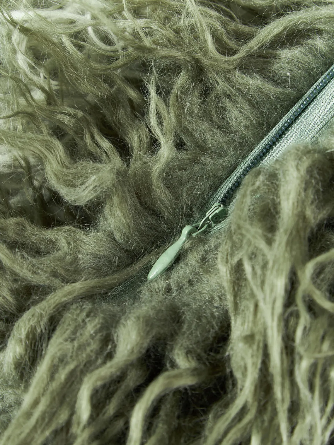 Cojines Decorativos|Mantas>Westwing Collection Funda de cojín mullida degradada Dolly Tonos verdes