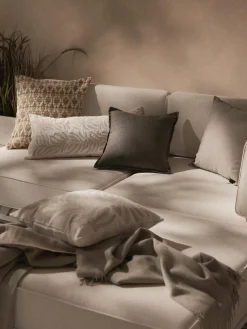 Mantas|Cojines De Exterior>Westwing Collection Funda de cojín para exterior decorativa Aryna Blanco Off White, beige