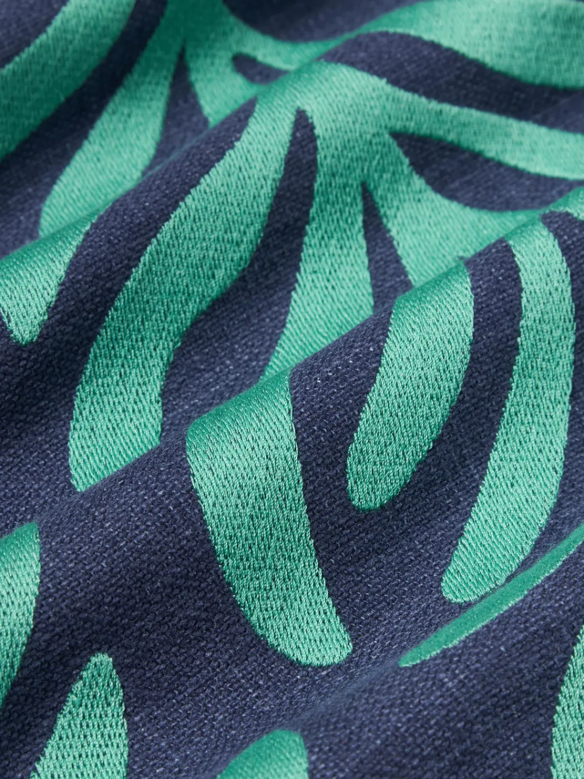 Mantas|Cojines De Exterior>Westwing Collection Funda de cojín para exterior decorativa Aryna Azul oscuro, verde turquesa