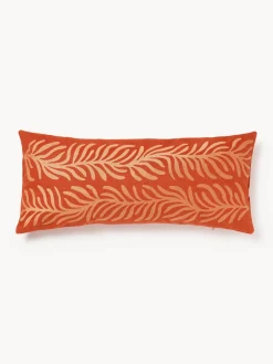 Mantas|Cojines De Exterior>Westwing Collection Funda de cojín para exterior decorativa Aryna Terracota, naranja