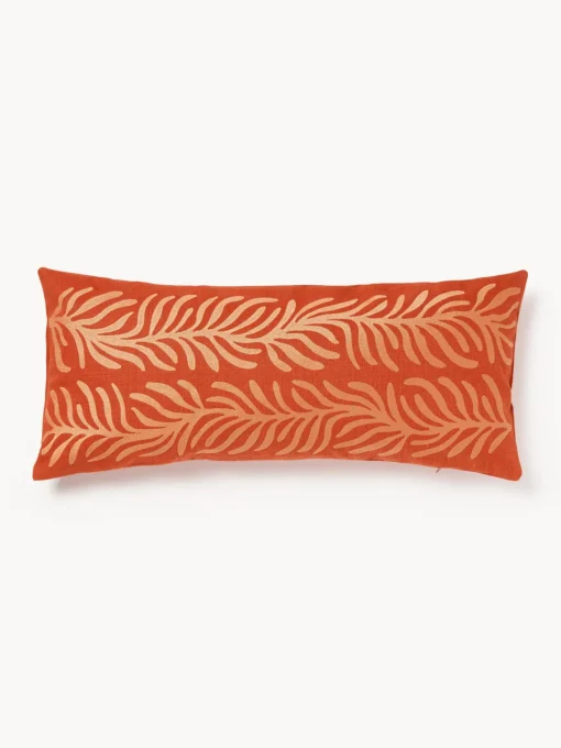 Mantas|Cojines De Exterior>Westwing Collection Funda de cojín para exterior decorativa Aryna Terracota, naranja