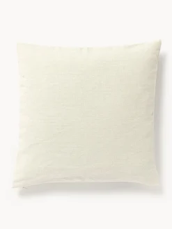 Mantas|Cojines De Exterior></noscript>Westwing Collection Funda de cojín para exterior con adorno decorativo Aryna Blanco Off White, beige