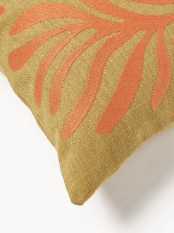 Mantas|Cojines De Exterior></noscript>Westwing Collection Funda de cojín para exterior decorativa Aryna Ocre, naranja