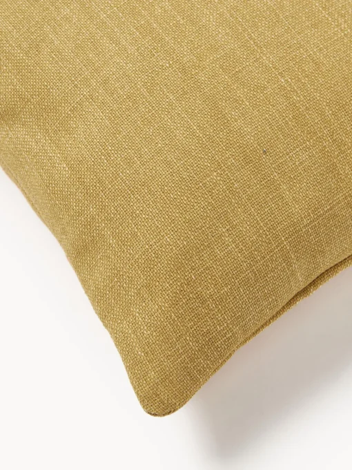 Mantas|Cojines De Exterior>Westwing Collection Funda de cojín para exterior decorativa Aryna Ocre, naranja