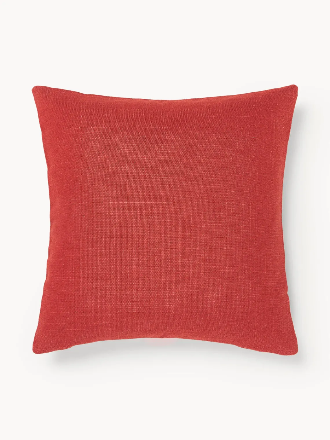 Mantas|Cojines De Exterior>Westwing Collection Funda de cojín para exterior con estampado de ondas bordadas Shanti Rojo, melocotón