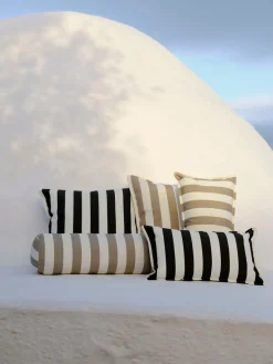 Cojines De Exterior|Cojines Decorativos>Westwing Collection Funda de cojín para exterior Cosby Blanco, beige claro