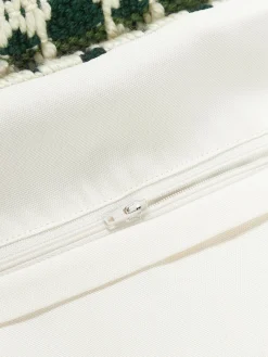 Cojines De Exterior|Cojines Decorativos></noscript>Westwing Collection Funda de cojín para exterior con tejido estampado Yamir Tonos verdes, blanco Off White