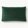 Online Funda de cojín texturizada de terciopelo Lola Mantas|Cojines Decorativos