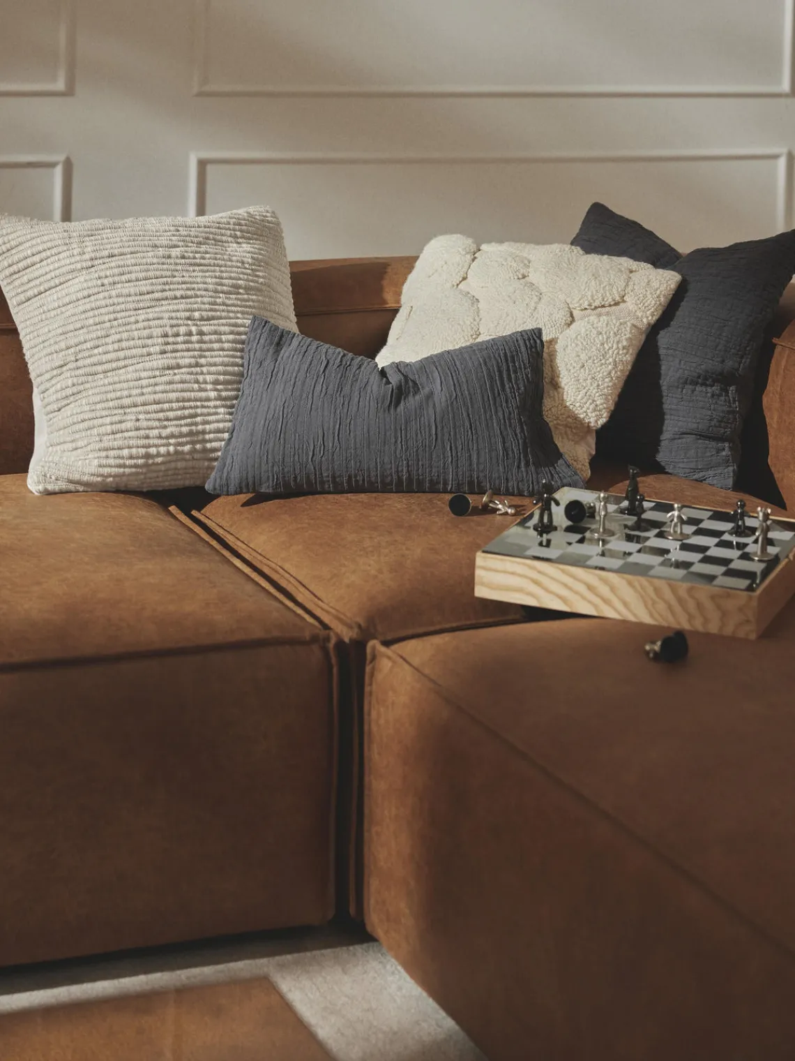 Clearance Funda de cojín texturizada Bubble Mantas|Cojines Decorativos