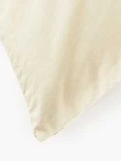 Mantas|Fundas Nórdicas></noscript>Westwing Collection Funda nórdica de algodón Chase Blanco Off White, gris oscuro
