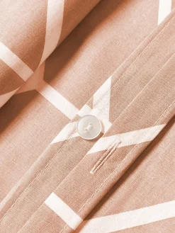 Fundas Nórdicas|Mantas></noscript>Westwing Collection Funda nórdica de algodón estampada Mirja Melocotón