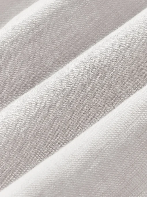 Fundas Nórdicas|Mantas>Westwing Collection Funda nórdica de lino con ribete Linna Gris claro