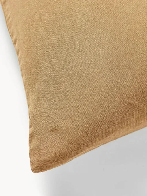 Mantas|Fundas Nórdicas>Westwing Collection Funda nórdica de lino lavado Airy Marrón claro