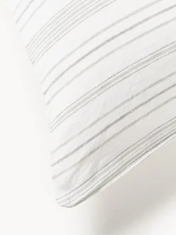 Sale Funda nórdica de lino lavado con rayas Telma Mantas|Fundas Nórdicas