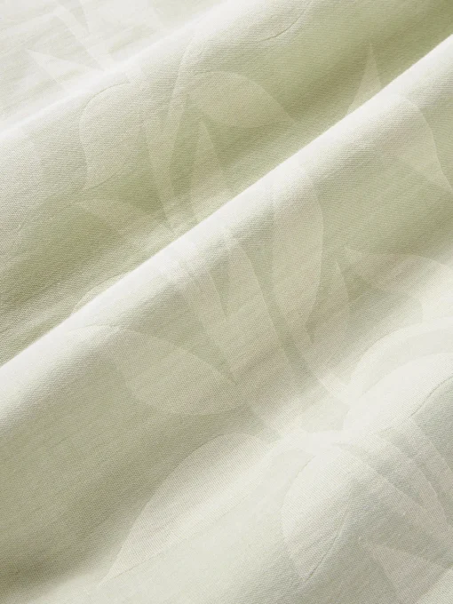 Fundas Nórdicas|Mantas>Westwing Collection Funda nórdica de muselina jacquard Jasmina Verde salvia