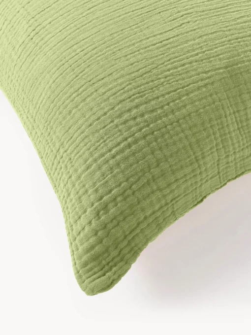 Fundas Nórdicas|Mantas>Westwing Collection Funda nórdica de muselina Odile Verde oliva
