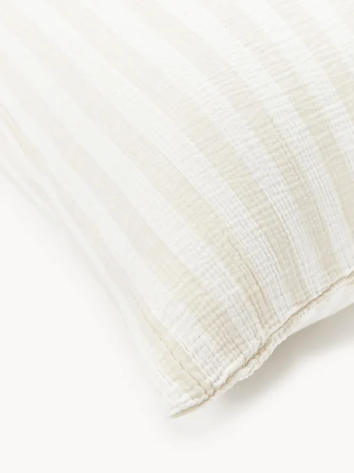 Mantas|Fundas Nórdicas>Westwing Collection Funda nórdica de muselina Saige Beige claro
