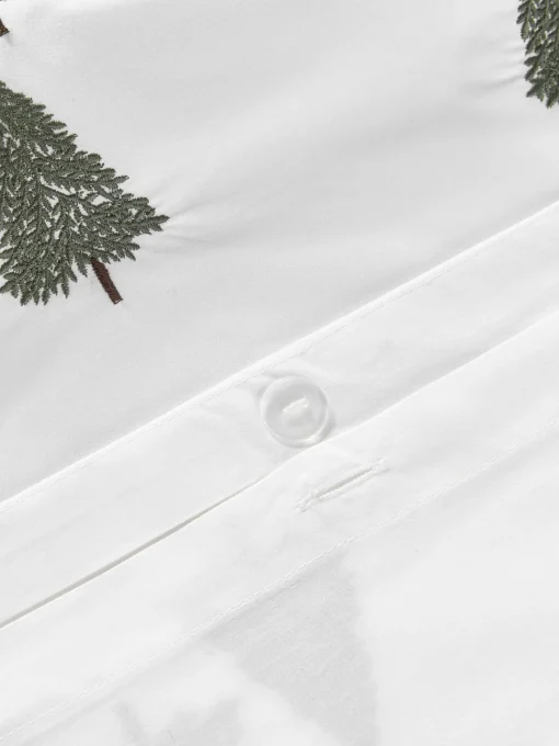 Funda nórdica de percal con árboles de Navidad Darina Fundas Nórdicas|Mantas