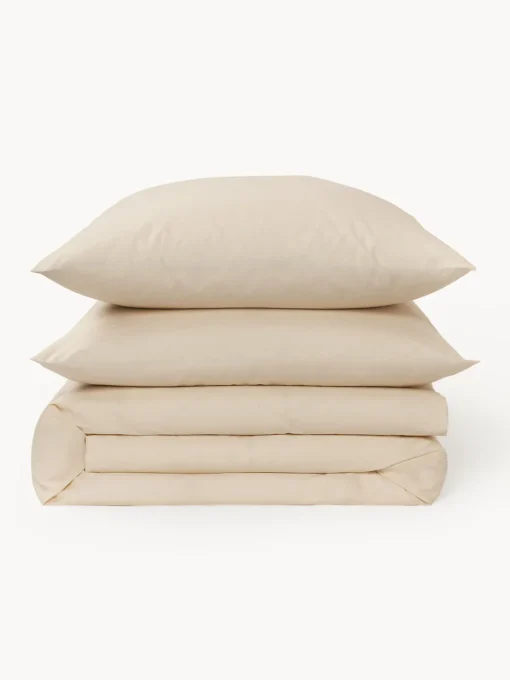 Fundas Nórdicas|Mantas>Westwing Collection Funda nórdica de percal Elsie Beige
