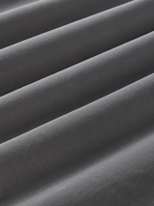 Fundas Nórdicas|Mantas>Westwing Collection Funda nórdica de percal lavado Debbie Gris oscuro