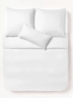 Mantas|Fundas Nórdicas></noscript>Westwing Collection Funda nórdica de satén Comfort Blanco