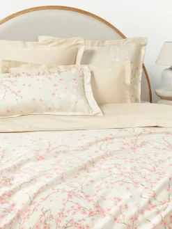 Online Funda nórdica de satén con estampado floral Sakura Mantas|Fundas Nórdicas