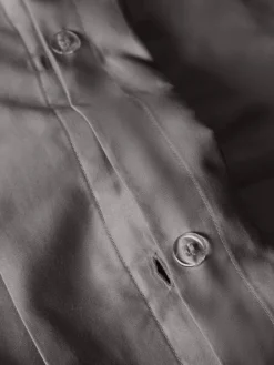 Mantas|Fundas Nórdicas></noscript>Westwing Collection Funda nórdica de satén Premium Gris oscuro