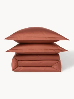 Fundas Nórdicas|Mantas></noscript>Westwing Collection Funda nórdica de satén Premium Terracota