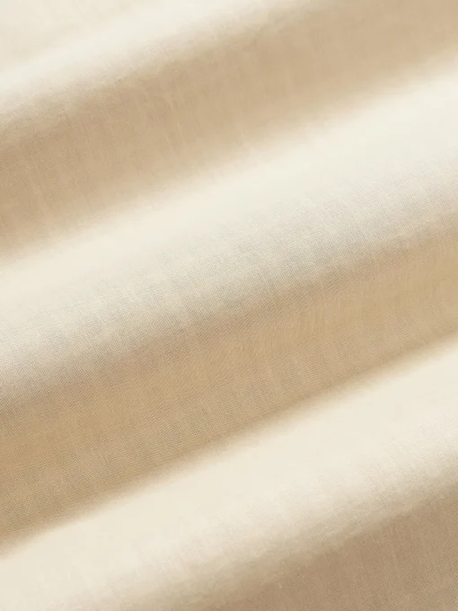 Fundas Nórdicas|Fundas De Edredón>Westwing Collection Funda nórdica de seersucker con ribete Davey Beige, blanco