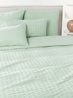 Fundas Nórdicas|Mantas>Westwing Collection Funda nórdica de sirsaca Esme Verde salvia