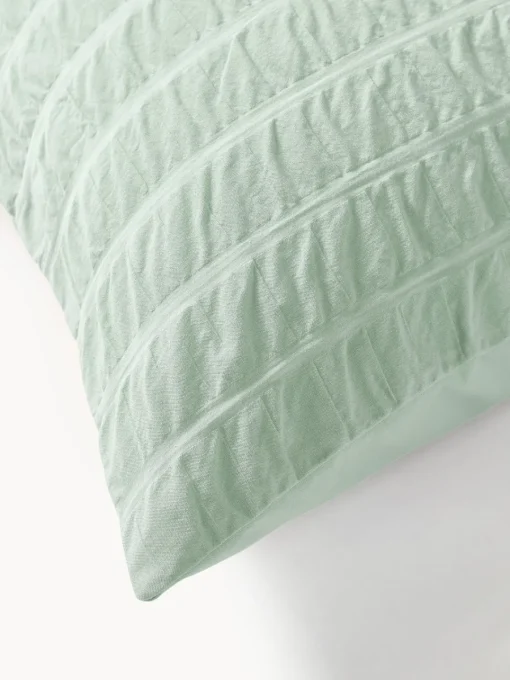 Fundas Nórdicas|Mantas>Westwing Collection Funda nórdica de sirsaca Esme Verde salvia