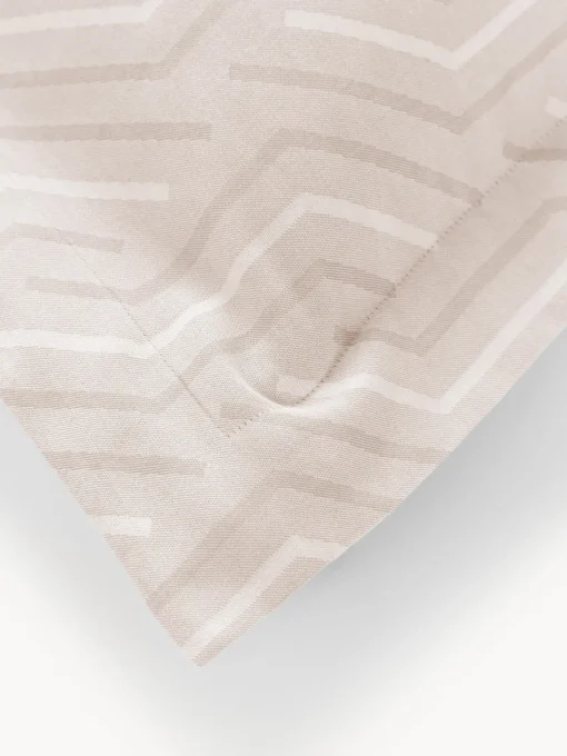 Fundas Nórdicas|Mantas>Westwing Collection Funda nórdica en tejido jacquard Aisha Beige claro, blanco