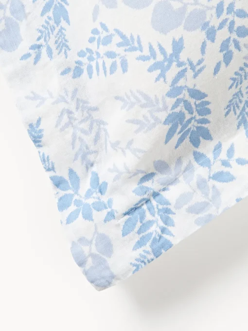 Fundas Nórdicas|Mantas>Westwing Collection Funda nórdica estampada Pola Tonos azules, Off White