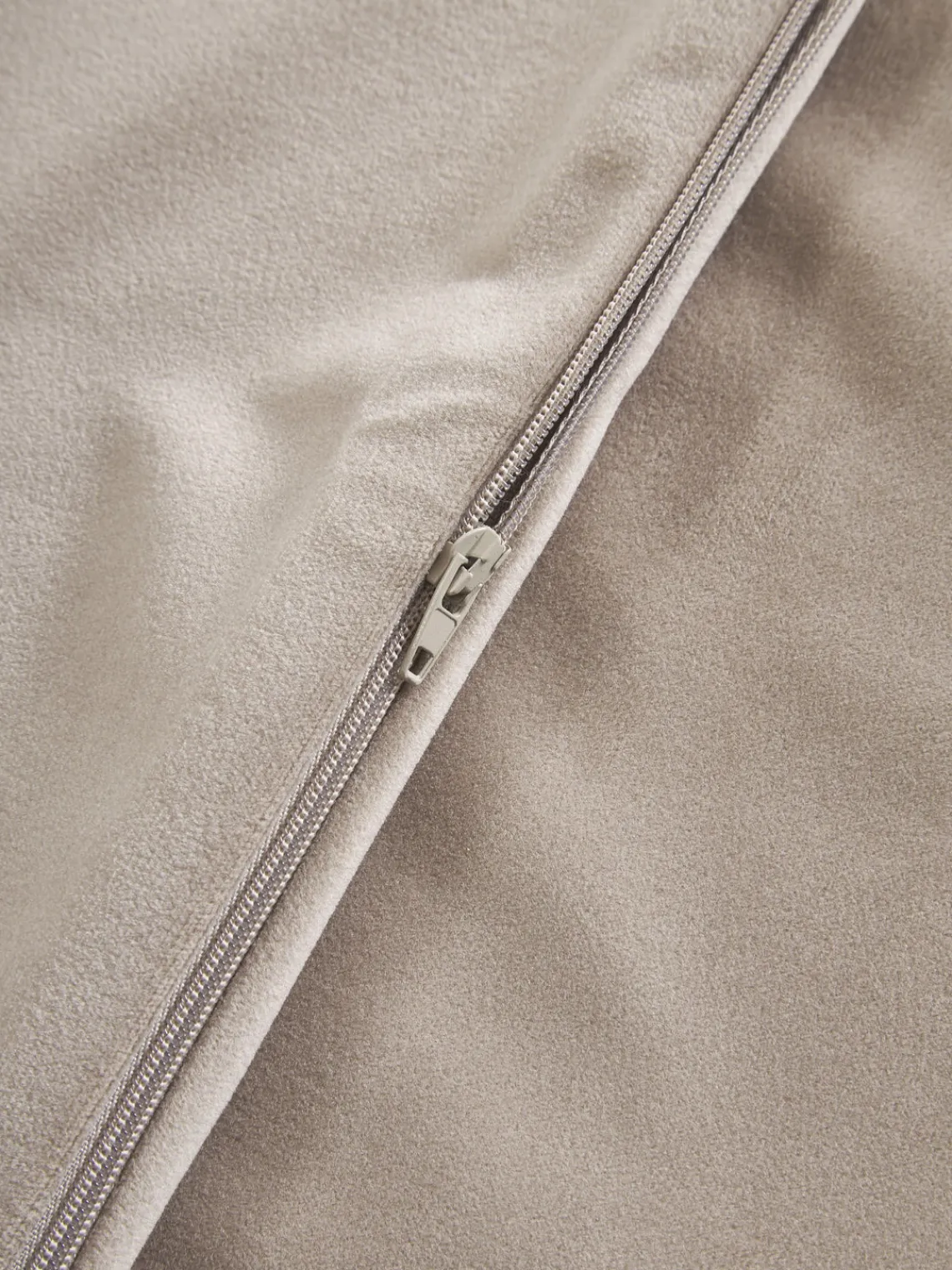 Mantas|Cojines Decorativos>Westwing Collection Fundas de cojín de terciopelo Rush, 2 uds. Beige claro