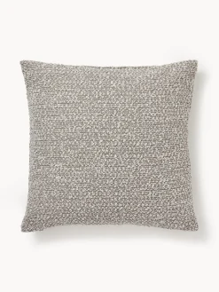Mantas|Cojines Decorativos>Westwing Collection Fundas de cojín en tejido bouclé Bellamie, 2 uds. Bouclé greige