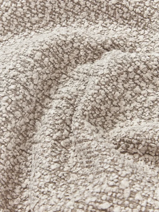 Mantas|Cojines Decorativos>Westwing Collection Fundas de cojín en tejido bouclé Bellamie, 2 uds. Bouclé greige