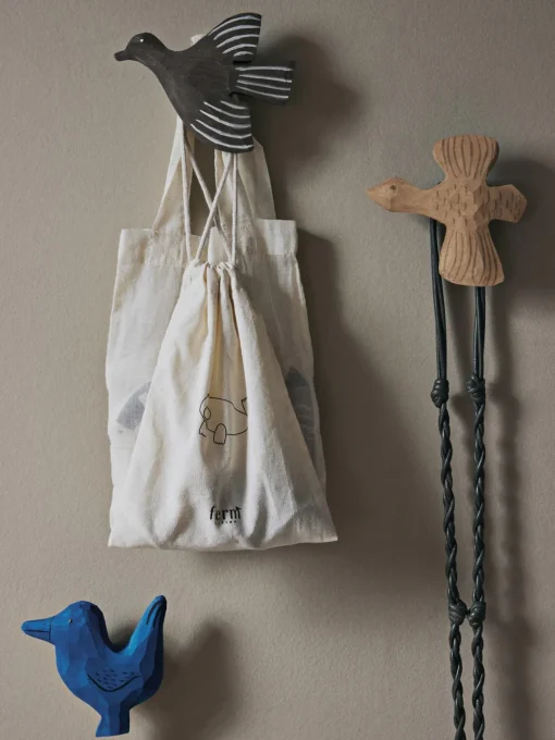 Gancho de pared de artesanal Billie Bird Niños Decoración Infantil|Colgadores Y Estantes De Pared