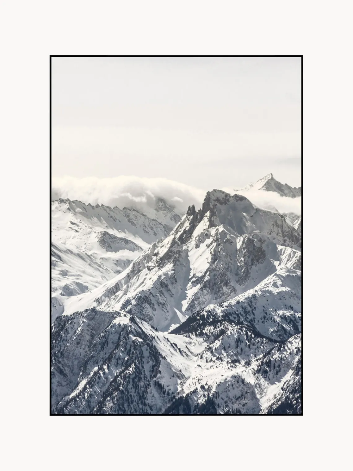 Cuadros Y Láminas Decorativas|Jarrones>Malerifabrikken Impresión digital enmarcada White Mountain