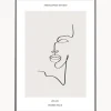 Cuadros Y Láminas Decorativas|Jarrones>Incado Impresión digital enmarcada Femme Face