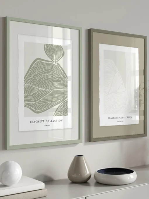 Cuadros Y Láminas Decorativas|Jarrones>Incado Impresión digital enmarcada artesanal Growing
