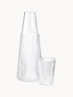 Sale Jarra con vaso Pilastro, 1 L, 2 pzas. Jarras De Agua|Vajillas Completas