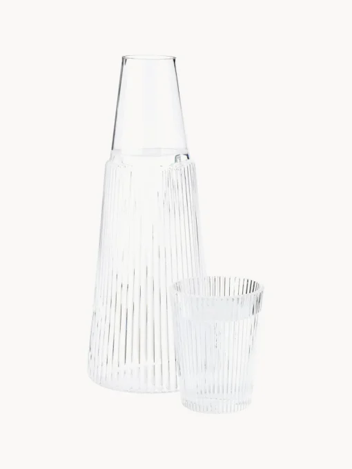 Sale Jarra con vaso Pilastro, 1 L, 2 pzas. Jarras De Agua|Vajillas Completas
