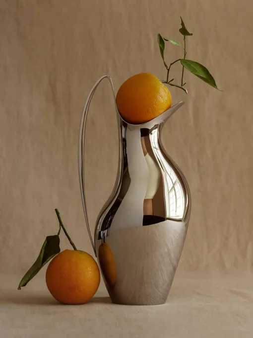 Jarras De Agua|Menaje De Mesa>GEORG JENSEN Jarra de acero inoxidable Henning Koppel, 1,2 L Plateado muy pulido