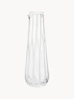 Hot Jarra de água soplado Stripe, 800 ml Jarras De Agua|Vajillas Completas