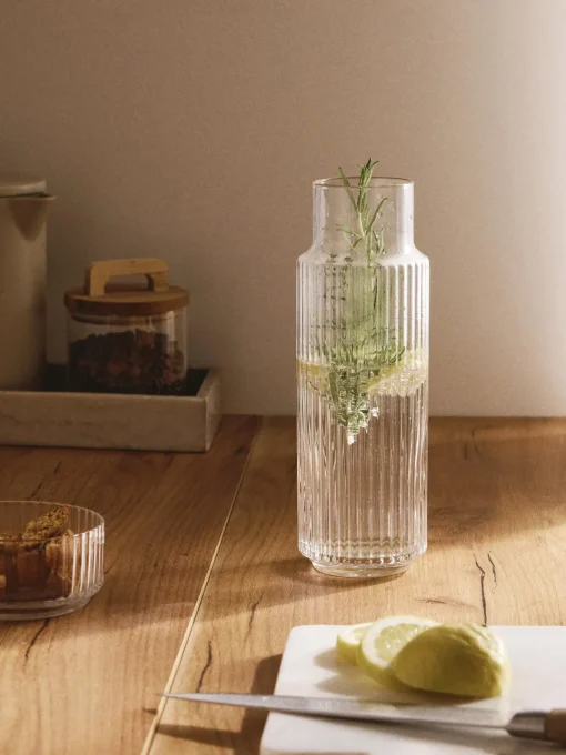 Jarras De Agua|Vajillas Completas>Westwing Collection Jarra soplada Aleo, 1 L Transparente