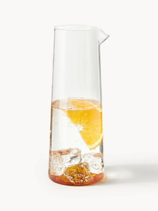 Jarras De Agua|Vajillas Completas>Westwing Collection Jarra soplada Hadley, 1,3 L Transparente, naranja